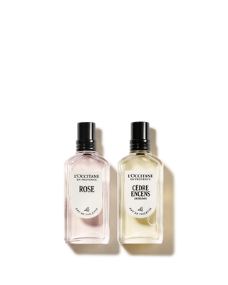 Duo Perfumado Rose 50mL (Rosas) e C&egrave;dre Encens 50mL